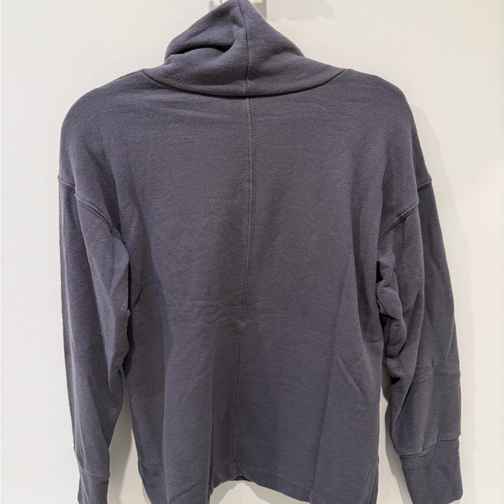 Peloton Gray Cowl Neck Pullover - image 3
